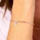 DORIANE Bijoux Bracelet Mérida Rose Violet.