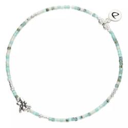 DORIANE Bijoux Bracelet Ma Libellule Vert Turquoise.