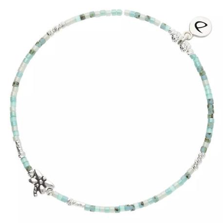DORIANE Bijoux Bracelet Ma Libellule Vert Turquoise.
