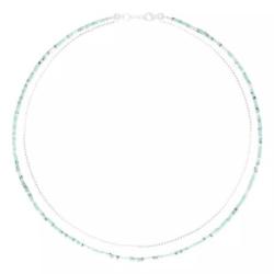 Doriane Bijoux Collier Le Miyuki Vert Turquoise.