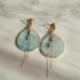 LOETMA Boucles d’oreilles Pénélope Amazonite.