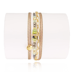 LOETMA Bracelet Calypso Jade Verte.