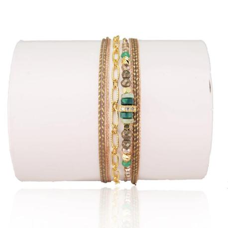 LOETMA Bracelet Calypso Vert Canard.