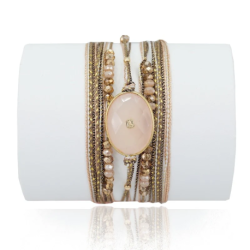 LOETMA Bracelet Calypso Diva Quartz Rose.