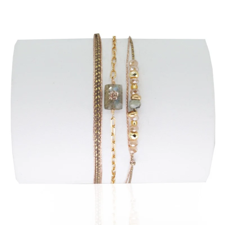 LOETMA Bracelet Lena labradorite. LOETMA Bracelet Lena labradorite.