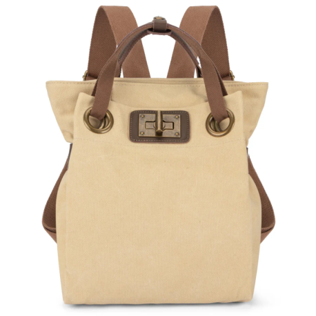 ZEDE Paris Sac à dos Ponts-Des-Arts Beige clair.