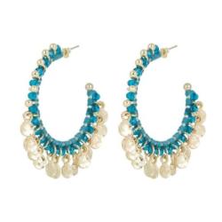HOUSE OF TUHINA Boucles d’oreilles Créoles.