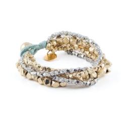 HOUSE OF TUHINA Bracelet Gold & Silver.