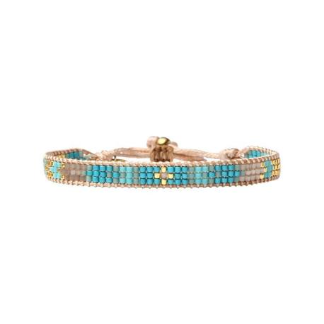BELLE MAIS PAS QUE Bracelet Blue Ocean Lina. BELLE MAIS PAS QUE Bracelet Blue Ocean Lina.
