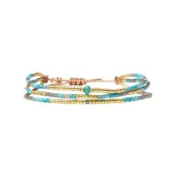 BELLE MAIS PAS QUE Bracelet Blue Ocean Agathe.