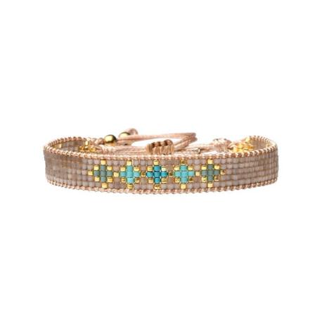 BELLE MAIS PAS QUE Bracelet Blue Ocean Alba. BELLE MAIS PAS QUE Bracelet Blue Ocean Alba.