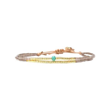 BELLE MAIS PAS QUE Bracelet Blue Ocean Ambre. BELLE MAIS PAS QUE Bracelet Blue Ocean Ambre.
