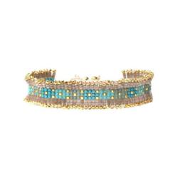 BELLE MAIS PAS QUE Bracelet Blue Ocean Iris.