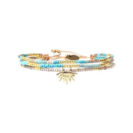 BELLE MAIS PAS QUE Bracelet Blue Ocean Esmée. BELLE MAIS PAS QUE Bracelet Blue Ocean Esmée.