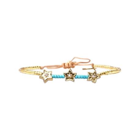 BELLE MAIS PAS QUE Bracelet Blue Ocean Sofia. BELLE MAIS PAS QUE Bracelet Blue Ocean Sofia.