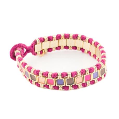 HOUSE OF TUHINA Bracelet Magenta. HOUSE OF TUHINA Bracelet Magenta.