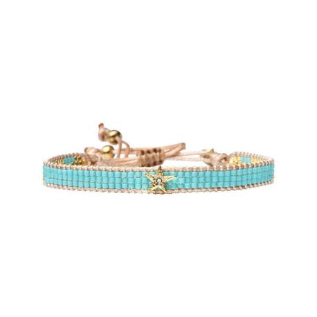 BELLE MAIS PAS QUE Bracelet Blue Ocean Apolline. BELLE MAIS PAS QUE Bracelet Blue Ocean Apolline.