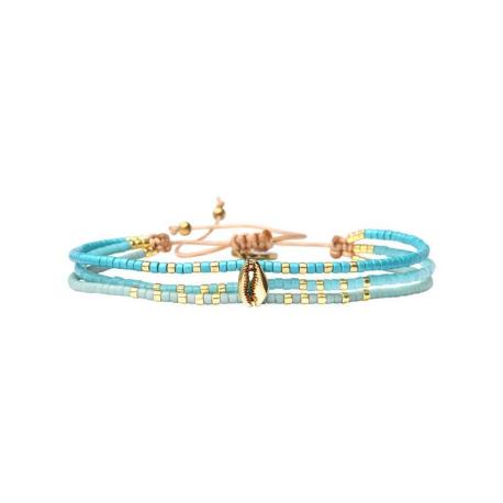 BELLE MAIS PAS QUE Bracelet Blue Océan Valentina. BELLE MAIS PAS QUE Bracelet Blue Océan Valentina.