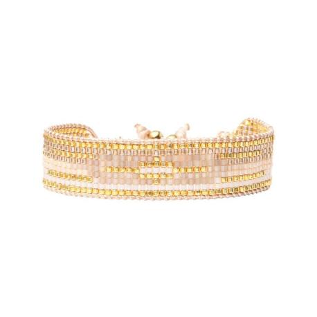 BELLE MAIS PAS QUE Bracelet White Jasmin Charly. BELLE MAIS PAS QUE Bracelet White Jasmin Charly.