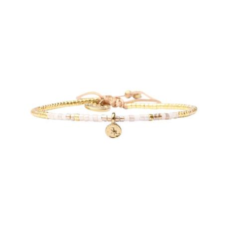 BELLE MAIS PAS QUE Bracelet White Jasmin Ness. BELLE MAIS PAS QUE Bracelet White Jasmin Ness.
