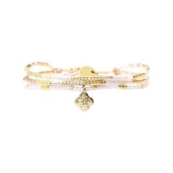 BELLE MAIS PAS QUE Bracelet White Jasmin Jeanne.