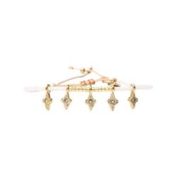 BELLE MAIS PAS QUE Bracelet White Jasmin Albane.