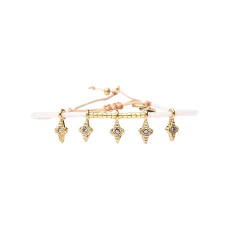 BELLE MAIS PAS QUE Bracelet White Jasmin Albane. BELLE MAIS PAS QUE Bracelet White Jasmin Albane.