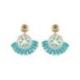 BELLE MAIS PAS QUE Boucles d’oreilles Blue Océan Joya.