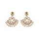 BELLE MAIS PAS QUE Boucles d’oreilles White Jasmin Joya.
