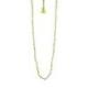 HOUSE OF TUHINA Collier Sautoir Citron Vert.