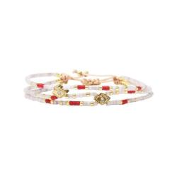 BELLE MAIS PAS QUE Bracelet Red Love Is The Answer.