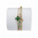 LOetMA Bracelet Clover Emeraude.