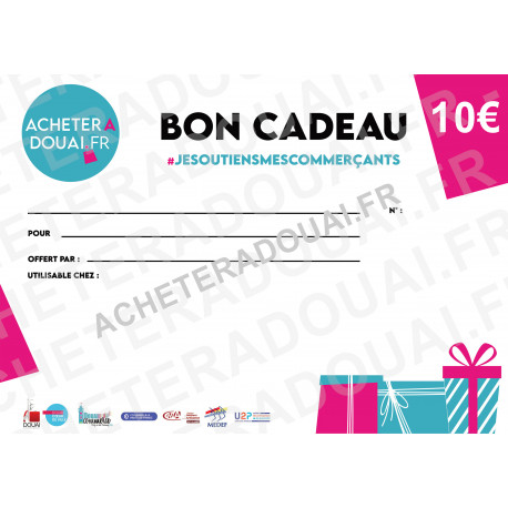 Chèque cadeaux 10€ - Isamod