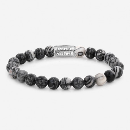 REBEL AND ROSE Bracelet Black Wolf.