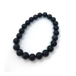 Bracelet Obsidienne Oeil céleste 8mm