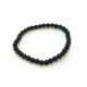 Bracelet Obsidienne Noire 4 mm