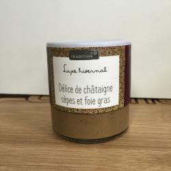 Délice de Châtaigne aux cèpes et au  foie gras - 100g - Savor et sens