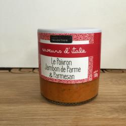 Tartinade Poivron Jambon de Parme et Parmesan  - 100g - Savor et sens