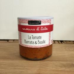 Tartinade Tomate Burrata et Basilic - 100g - Savor et sens