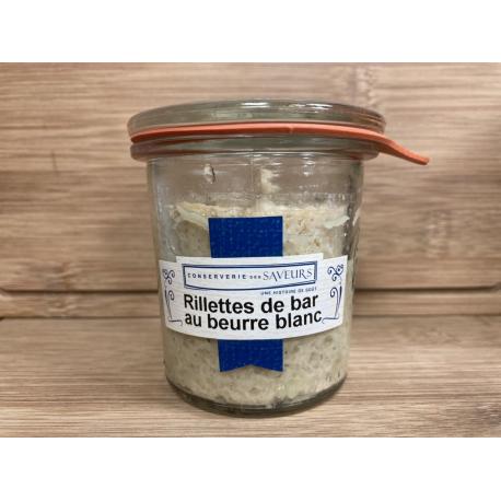 Rillettes de Bar au beurre Blanc - 100g - Conserverie des Saveurs Rillettes de Bar au beurre Blanc - 100g - Conserverie des Saveurs