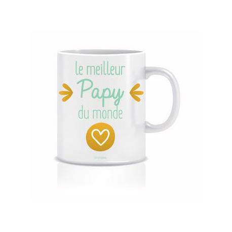 Mug Le Meilleur Papy du Monde  - Fabrication Française