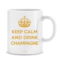 Mug Keep calm and drink Champagne - Fabrication Française