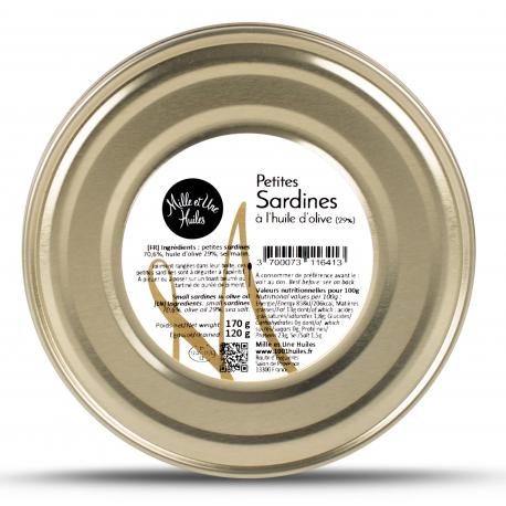 Petites Sardines 120g - Maison 1001 Huiles Petites Sardines 120g - Maison 1001 Huiles