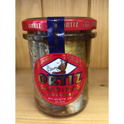 Bocal de Sardines à l'huile d'olive 190g - Maison ORTIZ