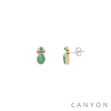 CANYON Boucles d'oreilles puces.