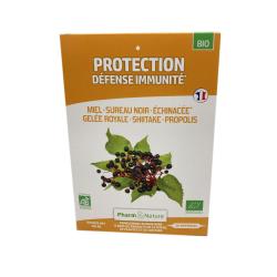Protection défense immunité BIO 30 ampoules Pharm & Nature