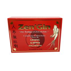 Complément alimentaire Zen Gin 20 ampoules Physio Concept