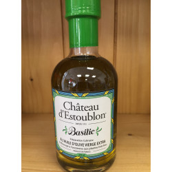 Huile d'olive du Château d'Estoublon au Basilic