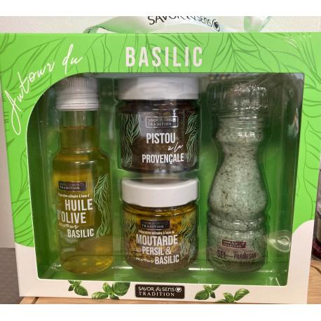 Coffret autour du Basilic - Savor & Sens