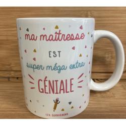 Mug Maitresse Méga Géniale - Fabrication Française